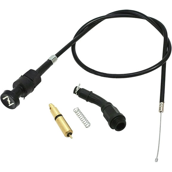 waltyotur Carburetor Carb Choke Cable & Plunger Starter Valve Kit Replacement for Honda Foreman 450 450ES 450FE 450FM 450S 4x4 1999 2000 2001 2002 2003 2004