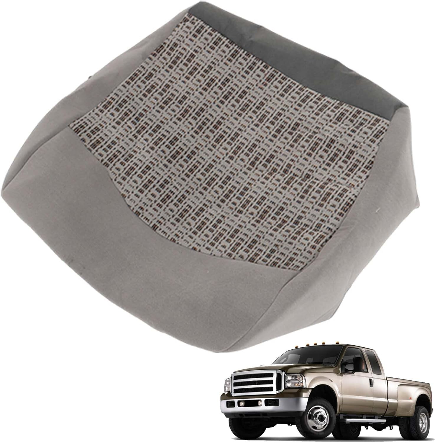 waltyotur Gray Front Driver Bottom Cloth Seat Cover Replacement 並行輸入品