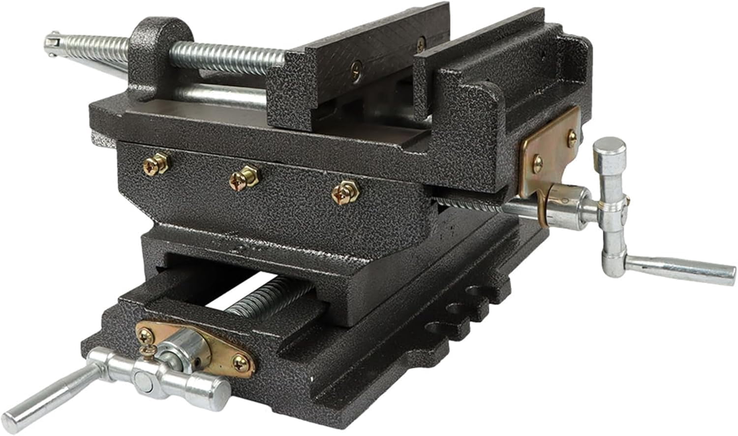 waltyotur Cross Slide Drill Press Vise 2 Way X-Y Heavy Duty Clamp ...