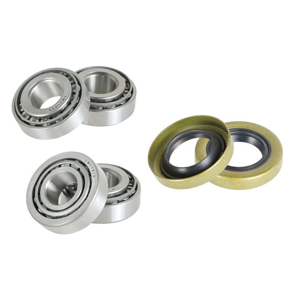 waltyotur For Club Car DS 1982-2002 Gas&Elec Golf Cart 2 Set Front Wheel Bearings+Seal Kit