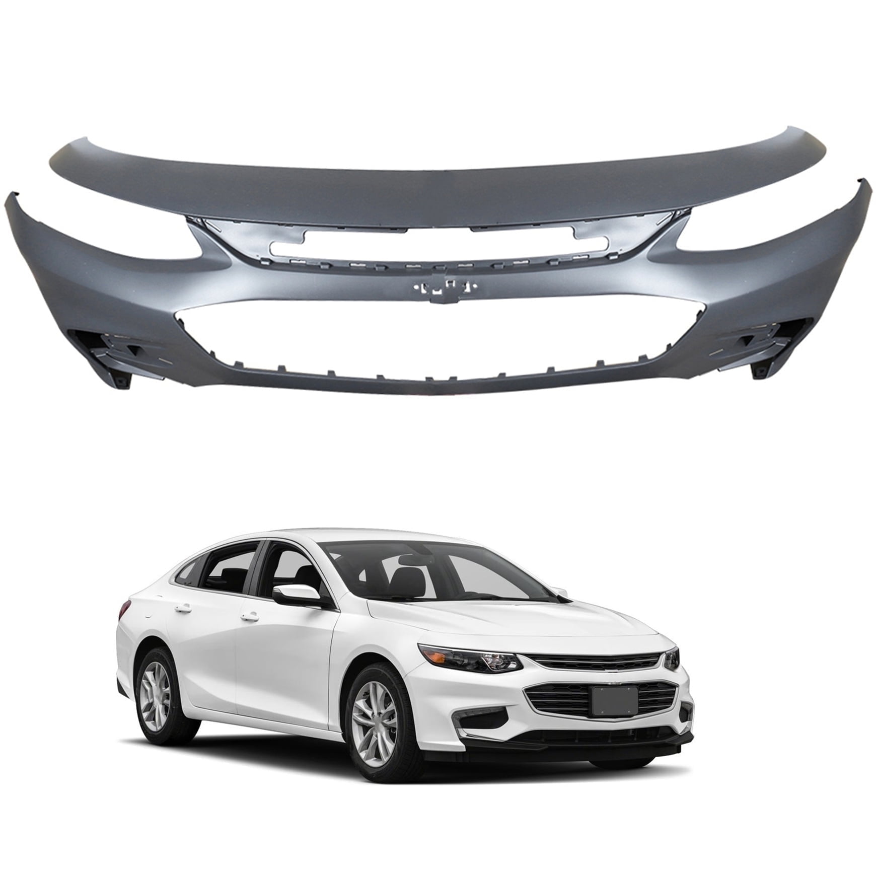 waltyotur Front Bumper Cover Replacement for 2016 2017 2018 Chevy