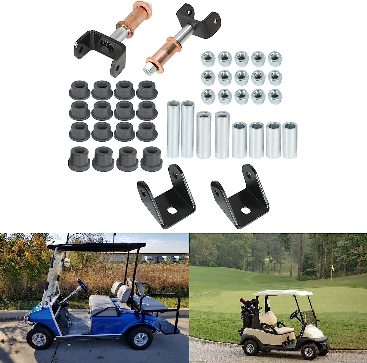 waltyotur Golf Cart Front End Repair Kit Replacement for Club Car DS 1993 - Up Gas and Electric Golf Cart