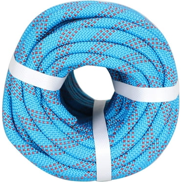 waltyotur High Strength Arborist Bull Rope, Braid Polyester Tree Rope, Lightweight, Weather-Resistant Cord for Marine, Swings, Camping (3/8IN x 100FT)