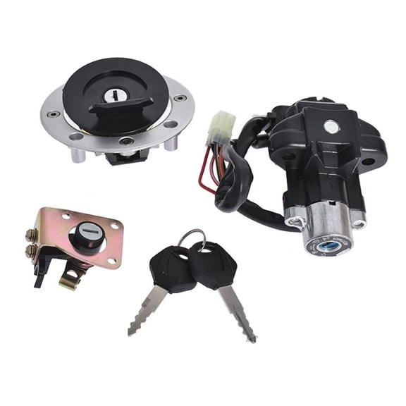 waltyotur Motorcycle Ignition Switch Seat Lock Keys Fuel Gas Cap Kit Replacement for Suzuki GSXR600 GSXR750 1993-2000 GSX600 750 1200 1998-2006 TL1000R S 1997-2003