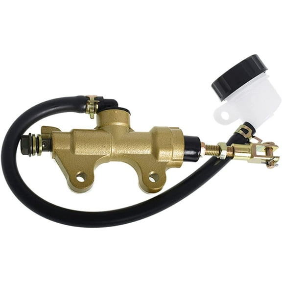 waltyotur Motorcycle Rear Brake Master Cylinder Hydraulic Brake Pump w/Reservoir Set Replacement for Honda CBR600RR CBR600 CBR1000RR 900RR 900 CBR1100XX CB1300F S