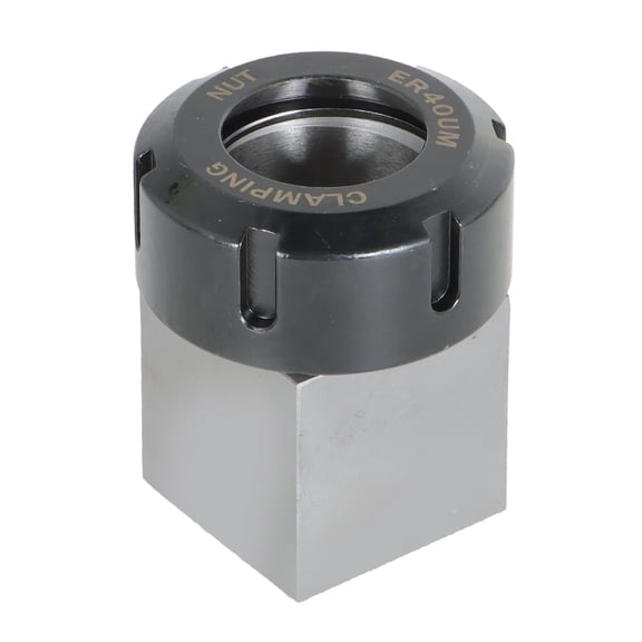 waltyotur New Square Collet ER-40 Block Chuck Holder for CNC Lathe Engraving Machine
