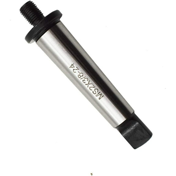 waltyotur New Threaded Drill Chuck Arbor 2MT to 3/8"-24 Hardened Morse Taper MT2 Adapter for Various Drill Machines, Milling Machines, Lathes, Boring Lathes and Electric Hand Tools.