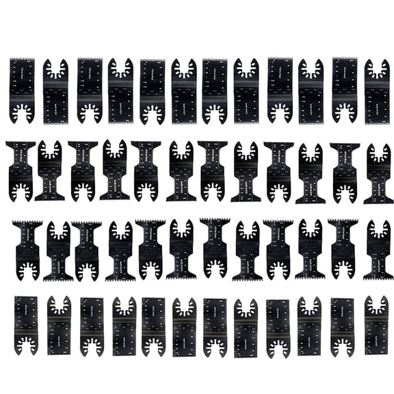 waltyotur Oscillating Tools 1-3/8, 1-3/4 Inch Multi-Tool Blades for Wood, Metal and Hard Materials 48 Pieces