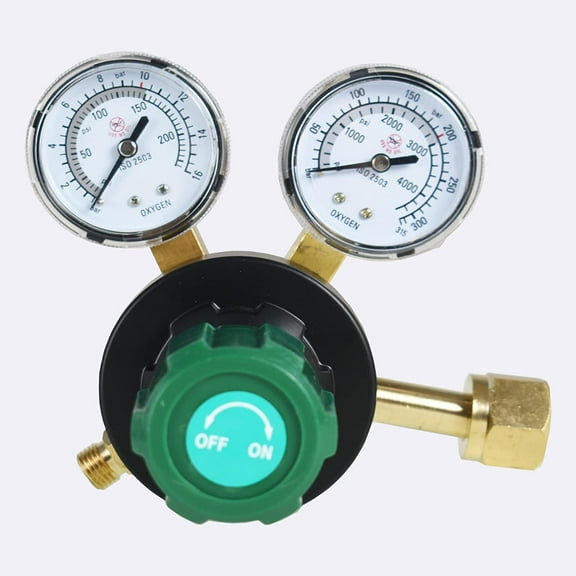 waltyotur Oxygen Regulator for Welding Gas Gauges 145PSI Delivery Range, CGA 540 Inlet Connection