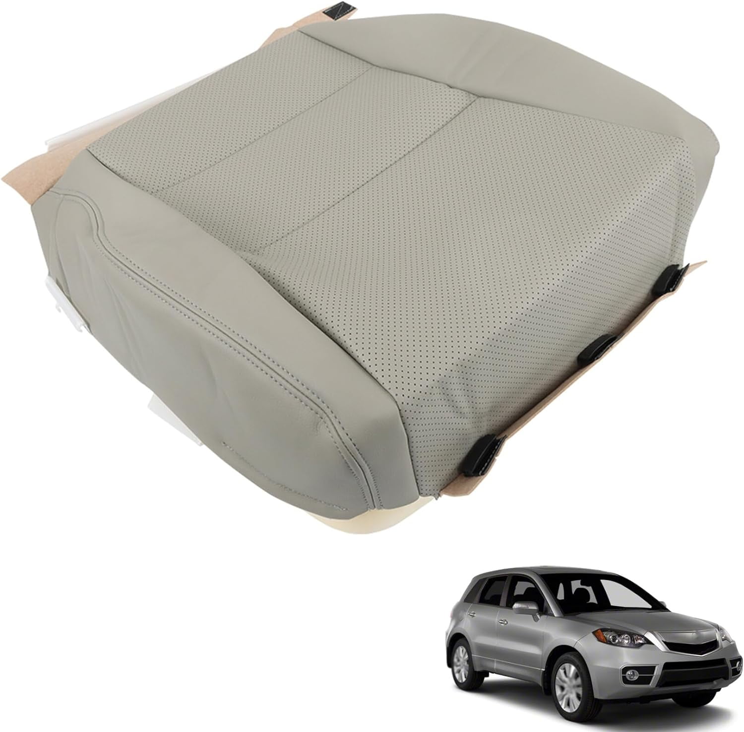 waltyotur Gray Front Driver Bottom Cloth Seat Cover Replacement 並行輸入品