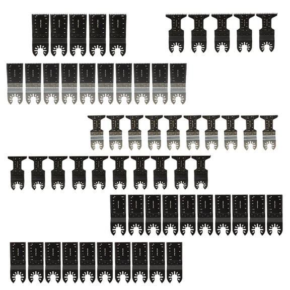 waltyotur Universal Metal Wood Plastic Multitool Blades Quick Release Saw Blades 60Pcs