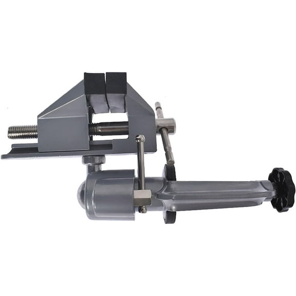 waltyotur Universal Table Bench Vise 3 Inch Aluminum Rotatable 360 Degree Portable Bench Clamp Fit for Holding Small Parts In Jewelry, Hobby, Model Making, Electronics and Other Applications