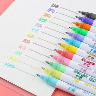 Real Brush Pens, 24 Colors for Watercolor Painting,Paint Markers for  Coloring Art Marker Pen(Brush and Fineliner),Calligraphy and Drawing with  Water Brush for Artists and Beginner Painters 