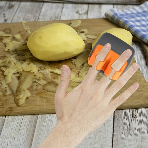 wamans Finger Grip Vegetable Peelers For Kitchen Silicone Kitchen Mini Potatoes Peeler Fruit and Vegetable Peeler Kitchen Peeler Tool Potato Peeler Hand Grip Kitchen Gadgets Peeling Fruit Peeler Tool