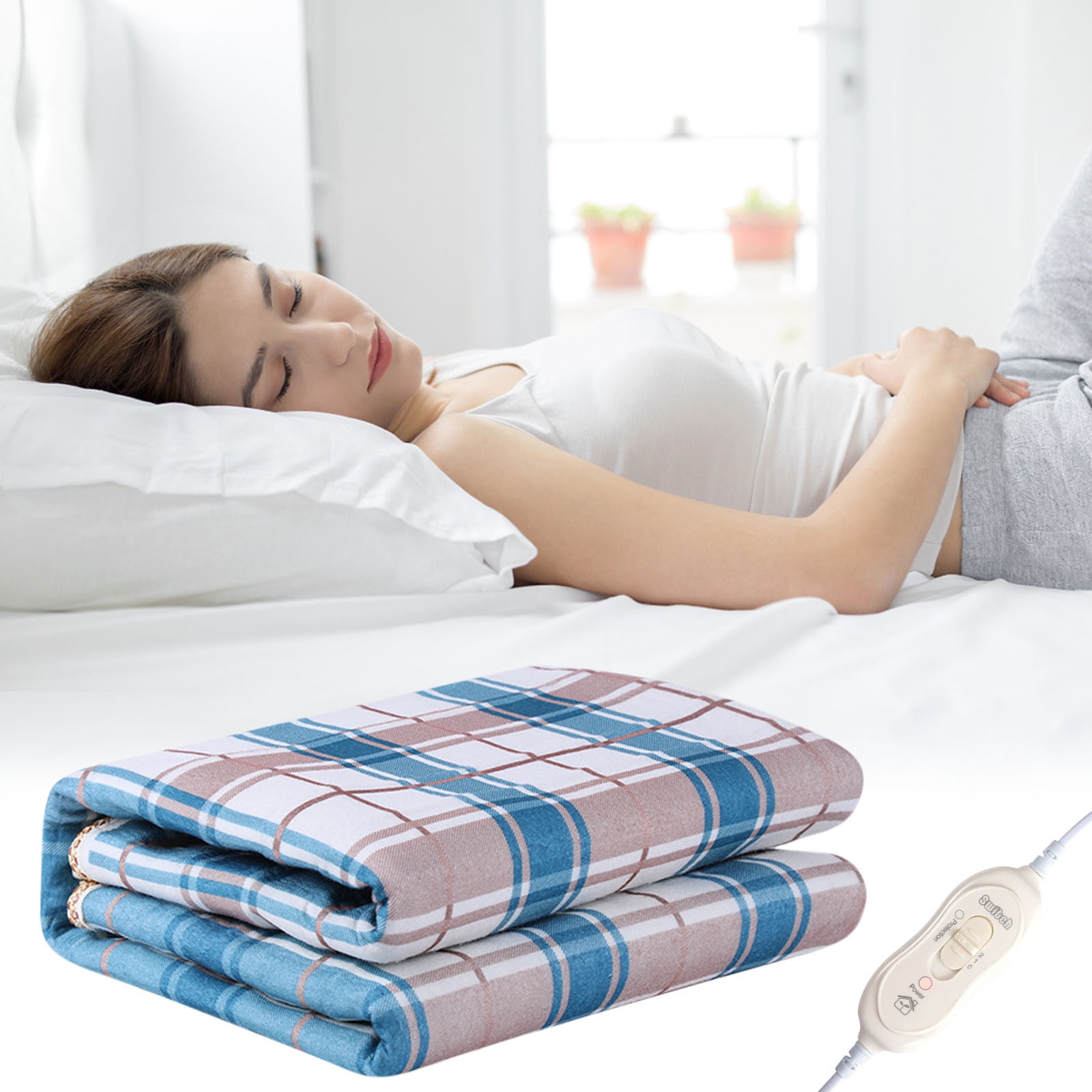 wamans Heating Blanket Electric Mattress Pads Thermal Underblanket 150 X 70 Cm 4.9 2.3 Ft 2 Temperature Level 77F 122F With Overheating Protection Control multicolour Clearance Items Walmart
