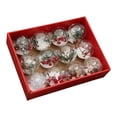 thumbnail image 1 of Infidev Large Christmas Ornaments 12PC Plastic Transparent Christmas Ball Ornaments Christmas Tree Ornaments, 1 of 2