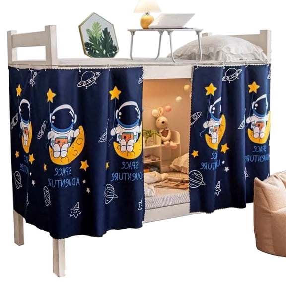 wang Bottom Bunk Bed Curtains Privacy Cloth Underbed Curtains for Low Loft Bed Twin, 2 Panels, Corgi ..