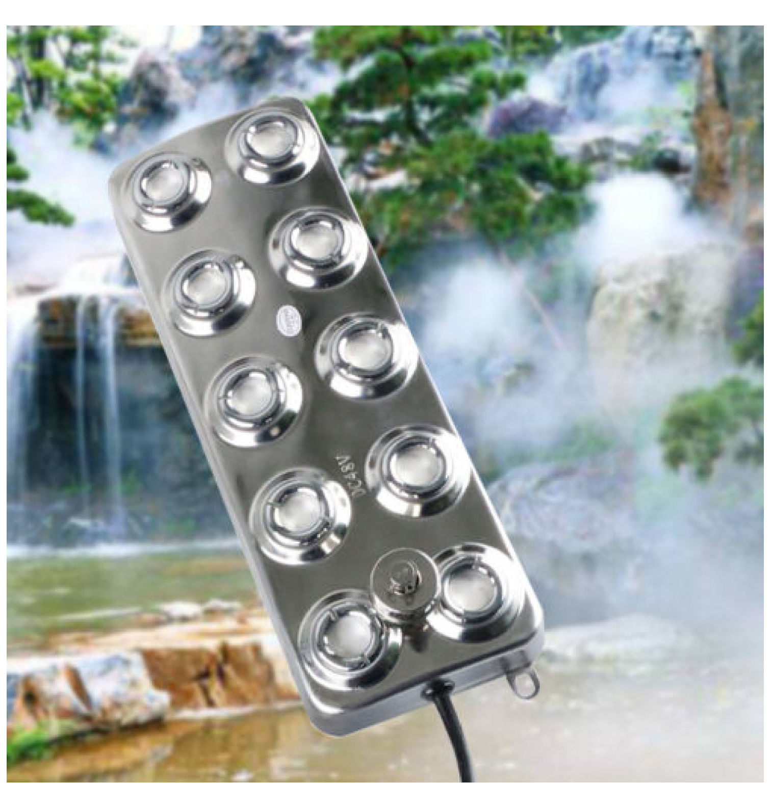 wangc123 110V Ultrasonic Mist Maker Fogger Mister Water Fountain Pond