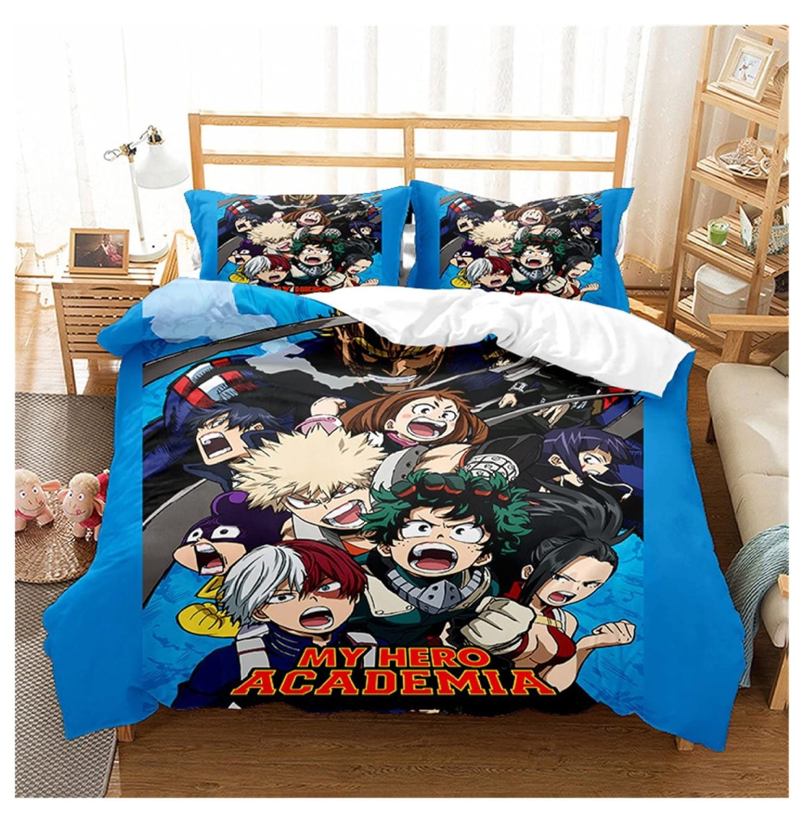 wangc123 Boys Girls My Hero Academia Bedding SetsAnime Soft and