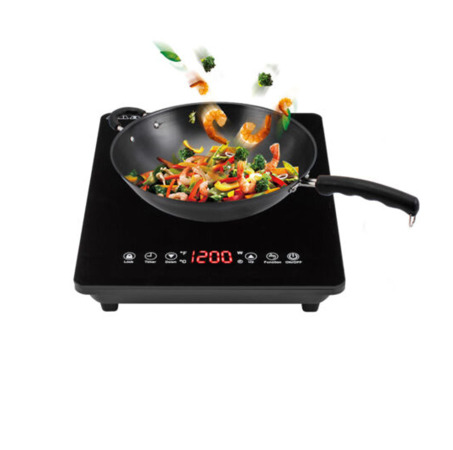 wangc123 Countertop Electric Induction Cooktop Builtin Stove Top