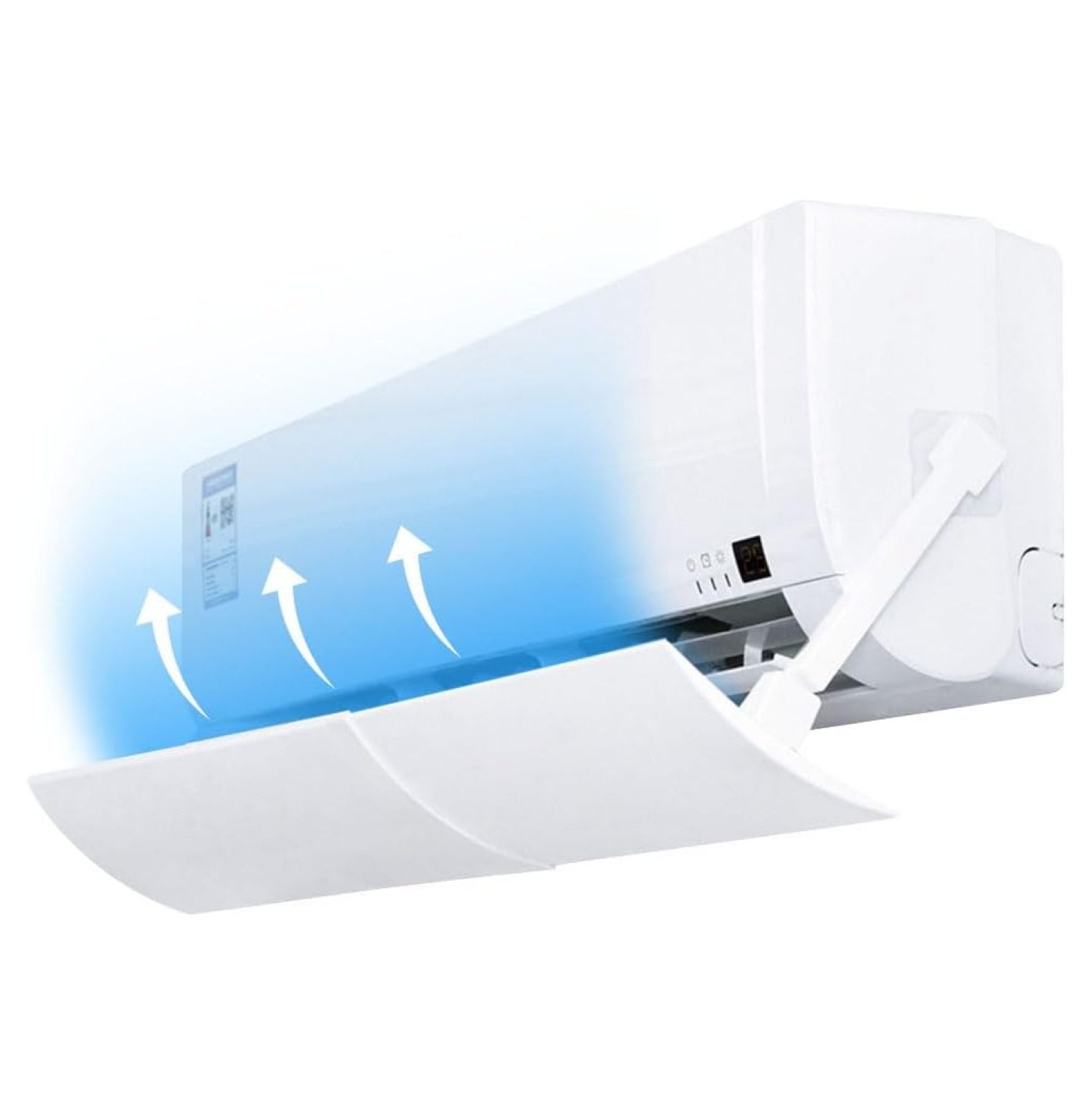 wangc123 Retractable Air Conditioner Air Deflector, Universal Scalable