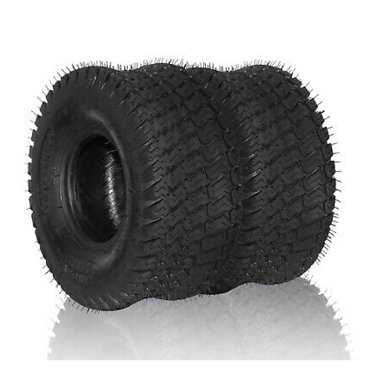2 Premium 15x6.00-6 R1 Lug Super Traction Tires – 6 Ply, Set Of Two, Justubes