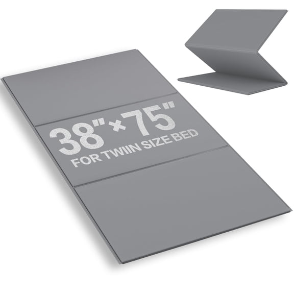 wanglangfei Bunkie Board Twin 38"x75" | Ultra-Thin 0.4" Foldable Design – Strong Support Prevents Sagging, Protects Your Spine, Adds Zero Extra Height.