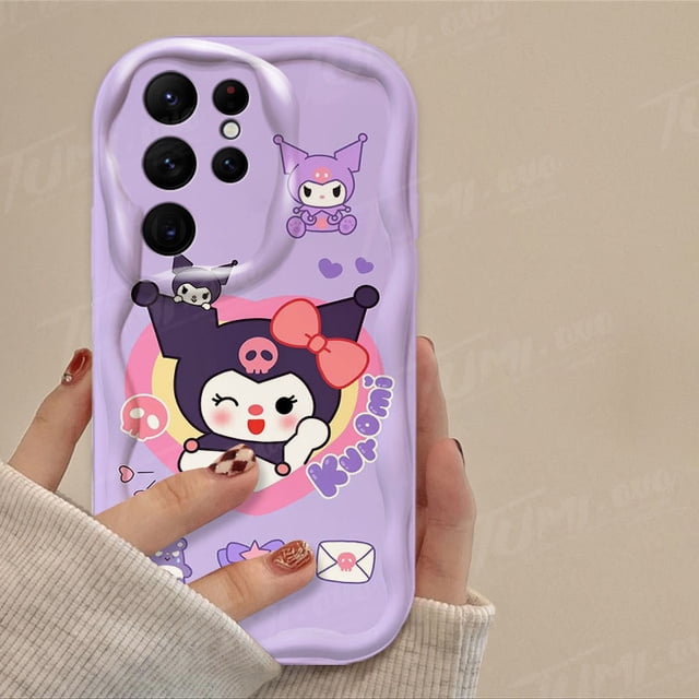 wangyu Sanrio Hello Kitty Kuromi 3D Wave Case For Samsung Galaxy S24 ...