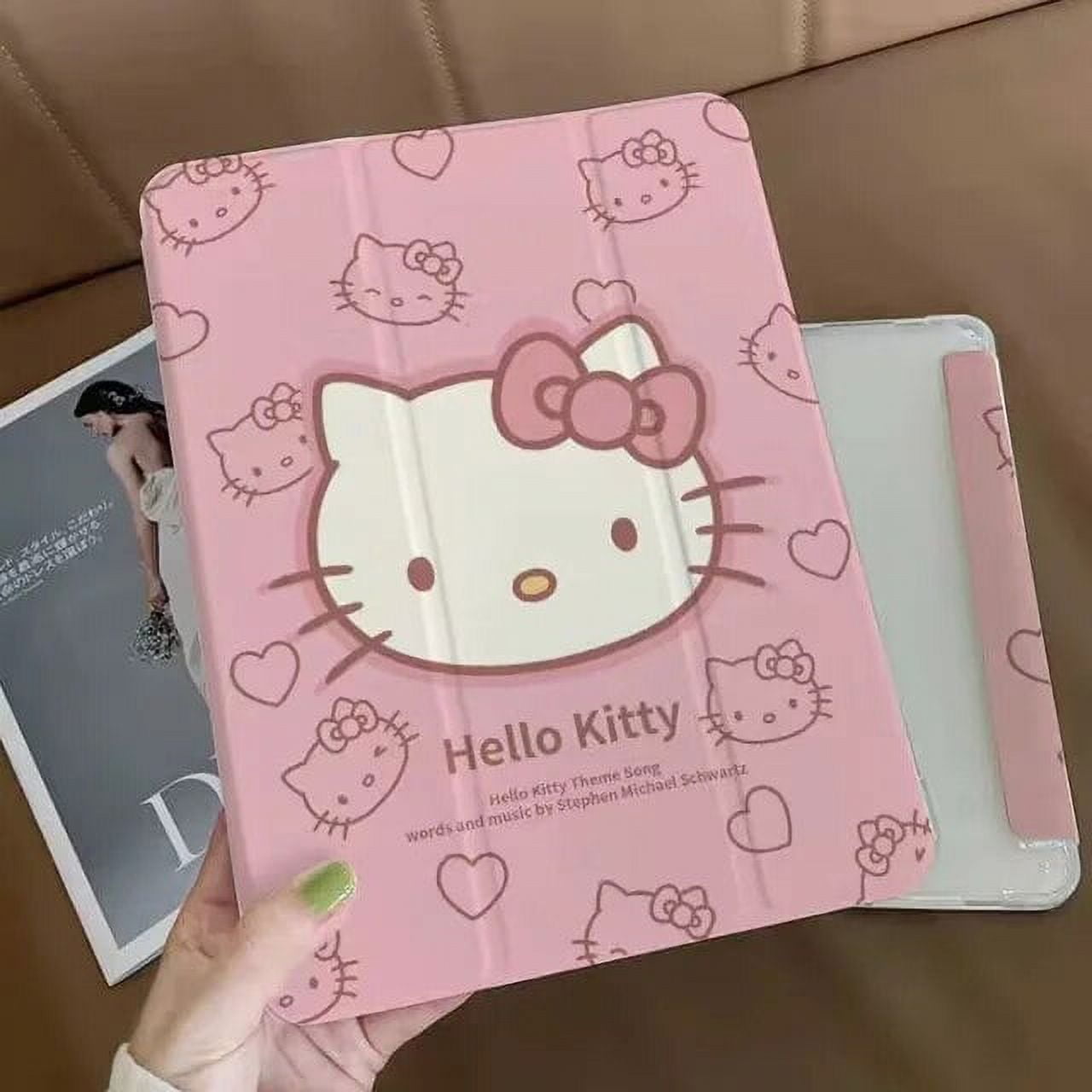 wangyu Sanrio Kawaii Hello Kitty Ipad Air 2021 Case Air 4 Silicone