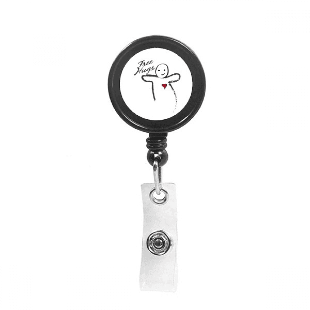 warm love initiative Retractable Keychain Badge Holder ID Badge