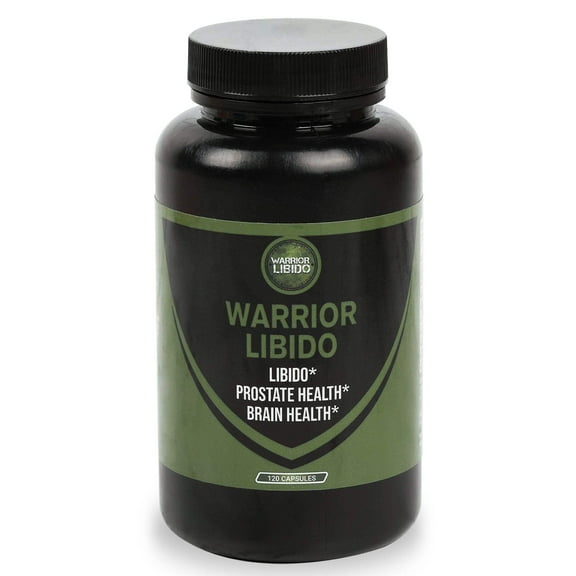 Warrior Libido Mens Vitality & Energy Supplement, 120 Capsules