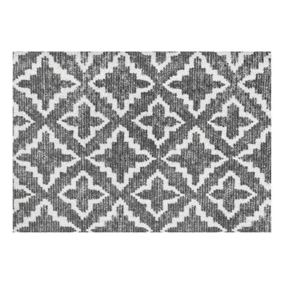 wash+dry Maltese Gray Washable Rug - 36 x 24 in