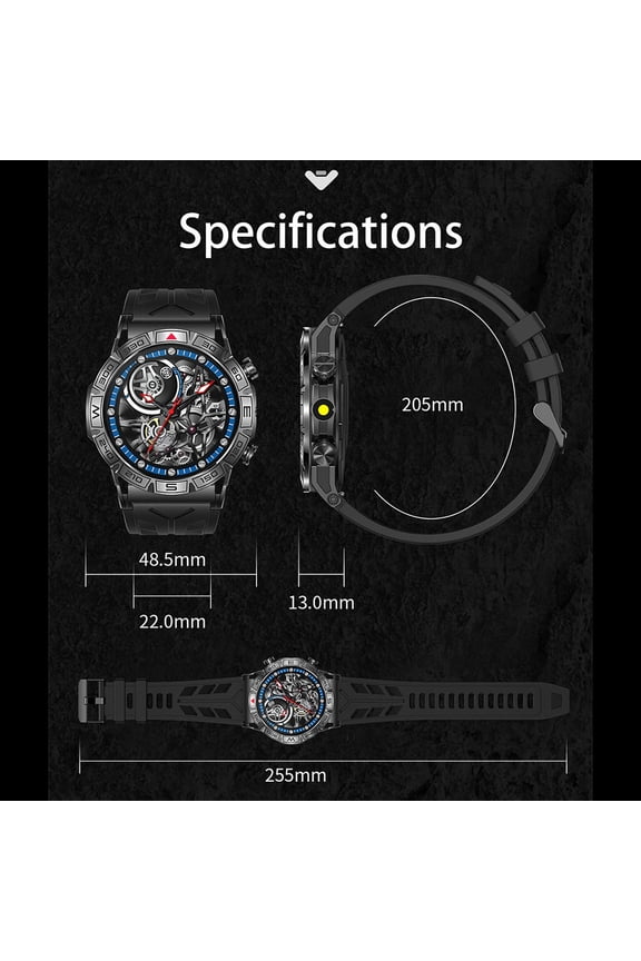 watch, Watch With With Functions 1atm Modes Bt Call 1.43-inch 466*466 Screen Watch Screen Functions 1atm Waterproof Call Men Women