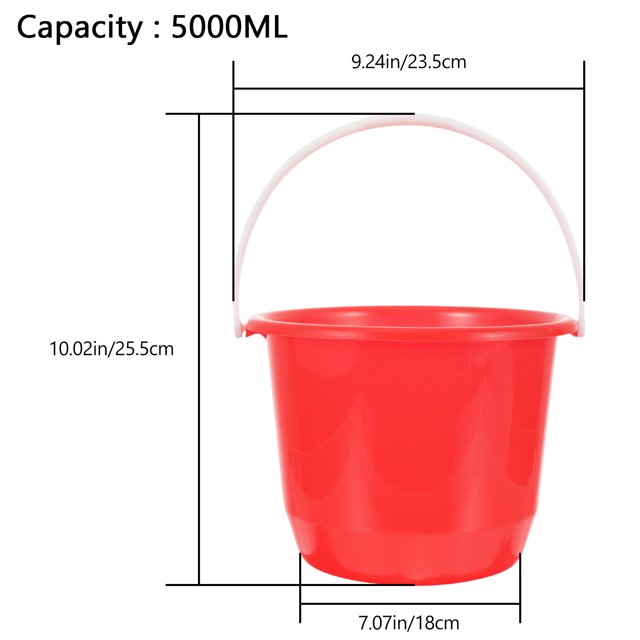 water bucket for dogs Plastic Water Bucket with Handle Portable Bucket