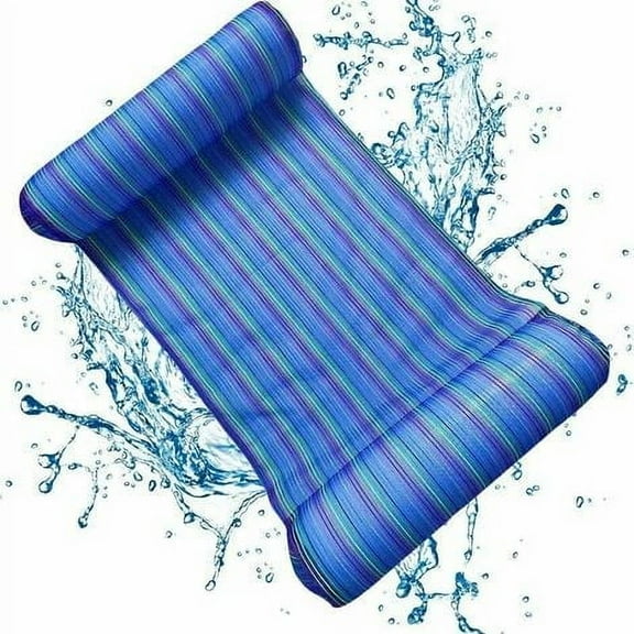 Water Hammock, Floating Pool Hammock, Inflatable Pool Floating Bed, Floating Chair, Water Sofa, Mat for Pool, Beach, Sea, Adult Lounger STOL