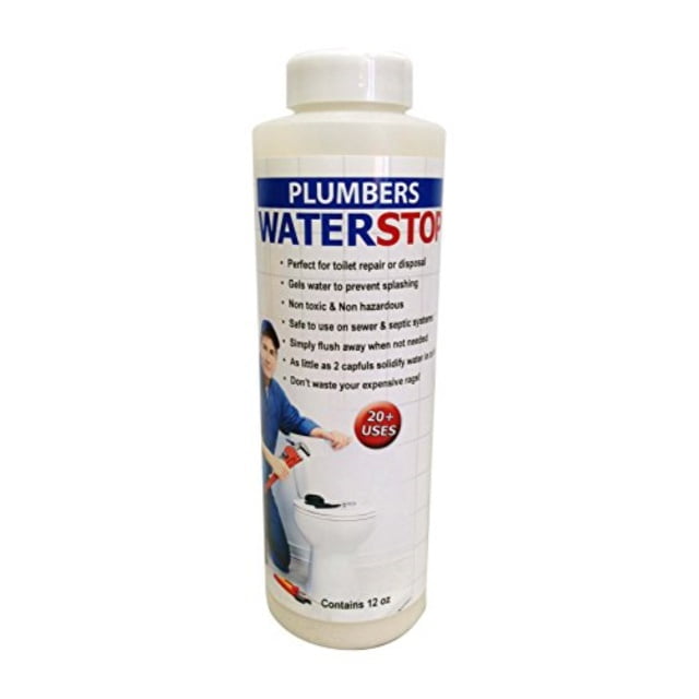 Absorbent QKDWS121 12 oz Bottle Water Stop Powder - Walmart.com