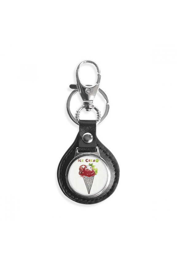 watercolor cs ice key link chain keyholder finder hook metal