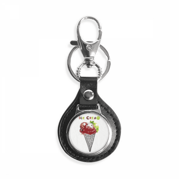 watercolor cs ice key link chain keyholder finder hook metal