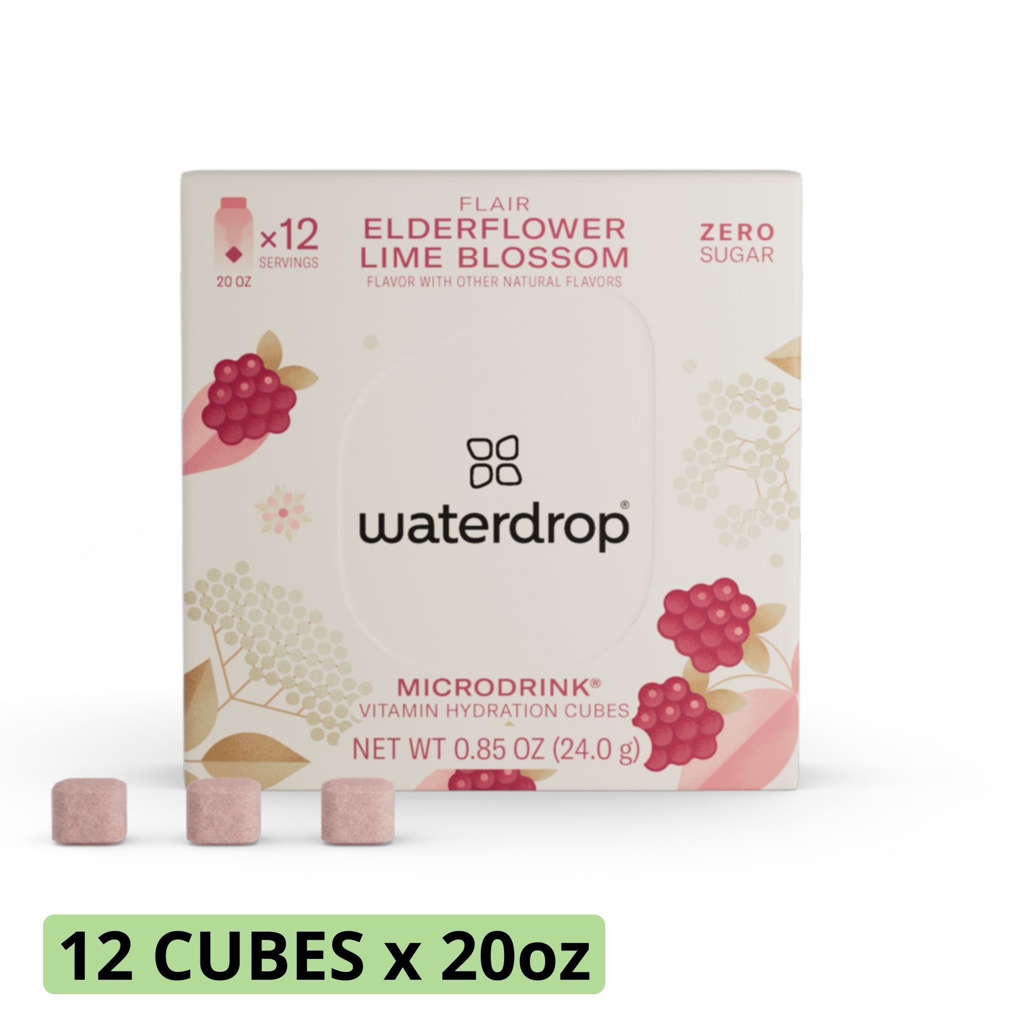 Waterdrop Microdrink Flair Raspberry & Elderflower & Lime Blossom