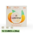waterdrop Microdrink ICED TEA PEACH, Flavored Water Packets, Peach