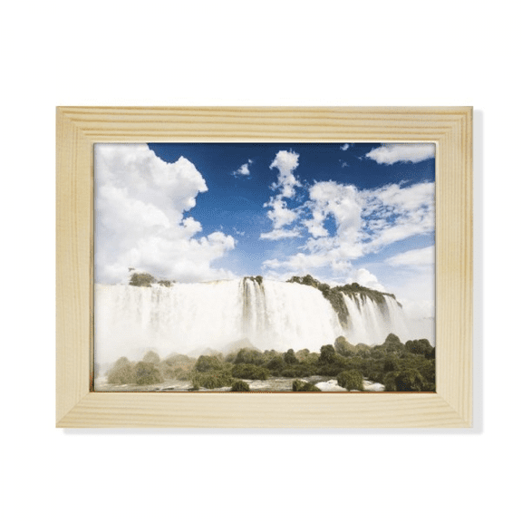waterfall ry science nature scenery desktop photo frame picture art decoration painting 6x8 inch