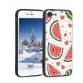 thumbnail image 1 of watermelon-with-hearts-1 Phone Case, Designed for iPhone 7 Case Soft Silicon for women girls boys wife gift,Shockproof Phone Cover, 1 of 1