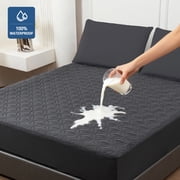 Waterproof Mattress Protector, Twin-XL Size Mattress Pad Noiseless with Deep Pocket 6"-18" Depth, Soft Breathable Dirt-Proof Bed Mattress Cover Washable for Hom