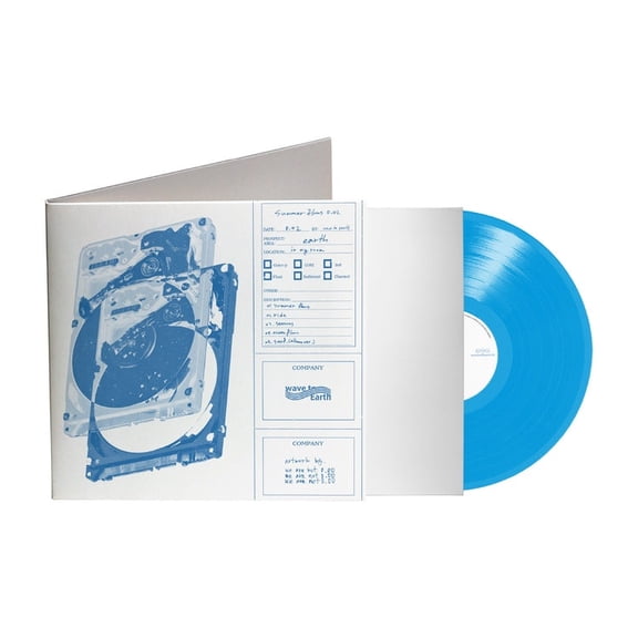 wave to earth - [summer flows 0.02] Blue Vinyl