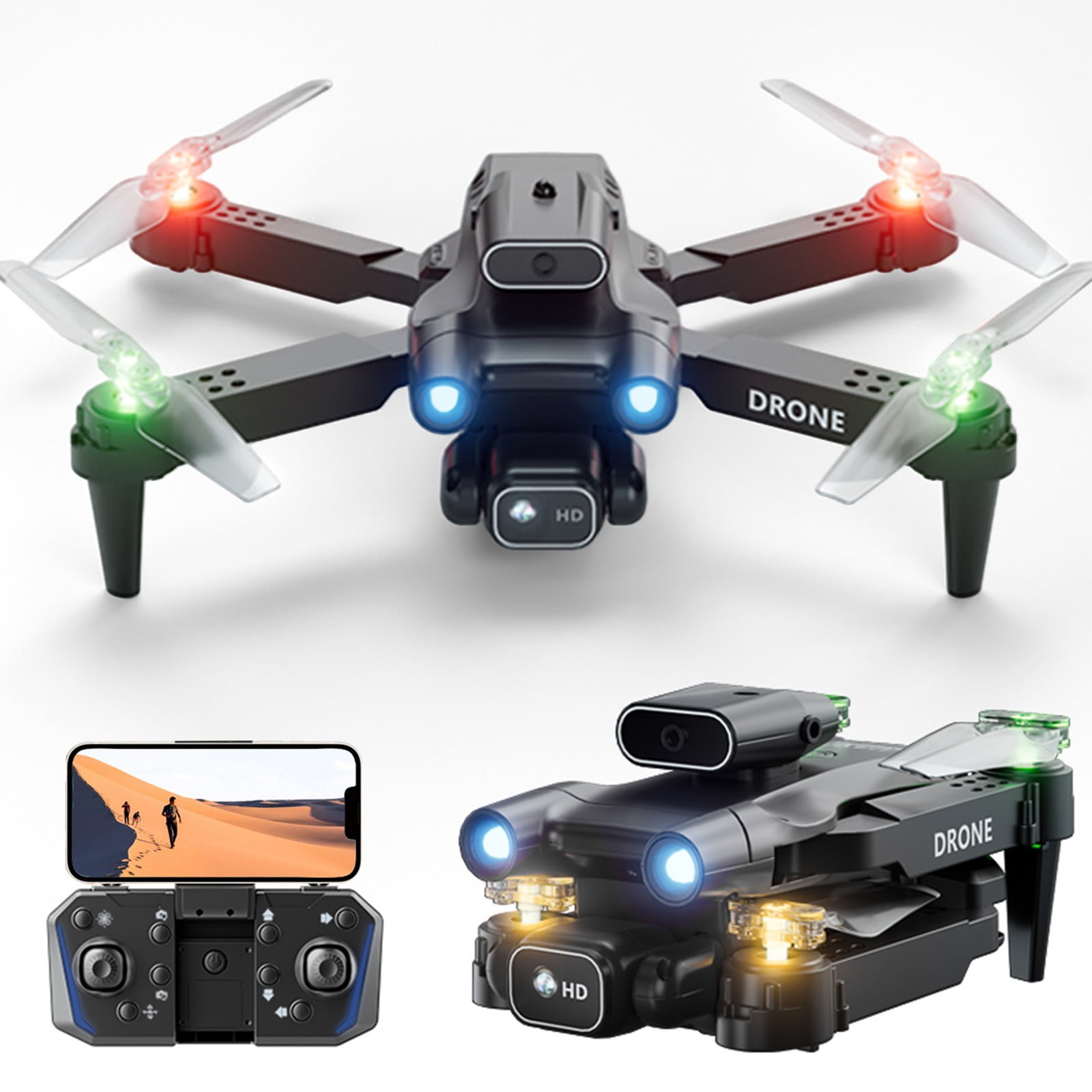 Drone with cheap camera high range