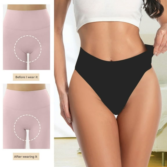 wcjm Black Women's Plus Size Waist Breifs Gather Your Waist And Buttocks Lines