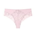thumbnail image 1 of wcjm Hot Pink Women G String Panty Lace Trim 4 Colors Comfy Underwear, 1 of 5