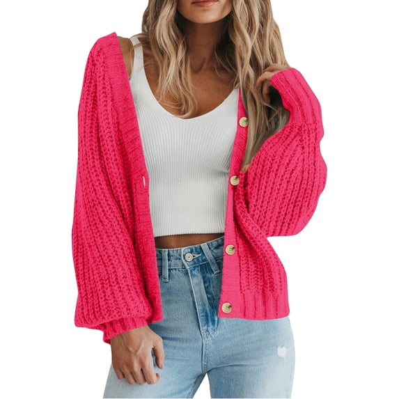wdsxpo Jackets for Women Oversized Crochet Cardigan Boho Jackets Trendy Lightweight Oversized Fall Open Front Knitted Sweater Coat
