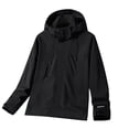 thumbnail image 1 of wdsxpo Rain Jacket Women Waterproof Windproof Raincoat with Hood Trendy Lightweight Windbreaker Outdoor Travel Hiking Jackets, 1 of 5