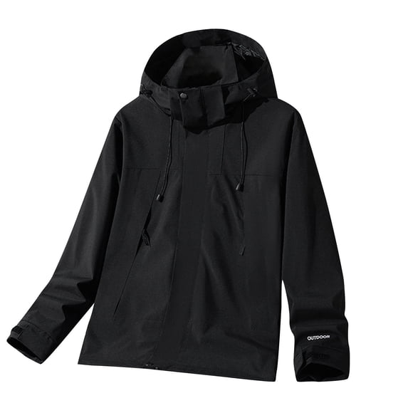 wdsxpo Rain Jacket Women Waterproof Windproof Raincoat with Hood Trendy Lightweight Windbreaker Outdoor Travel Hiking Jackets